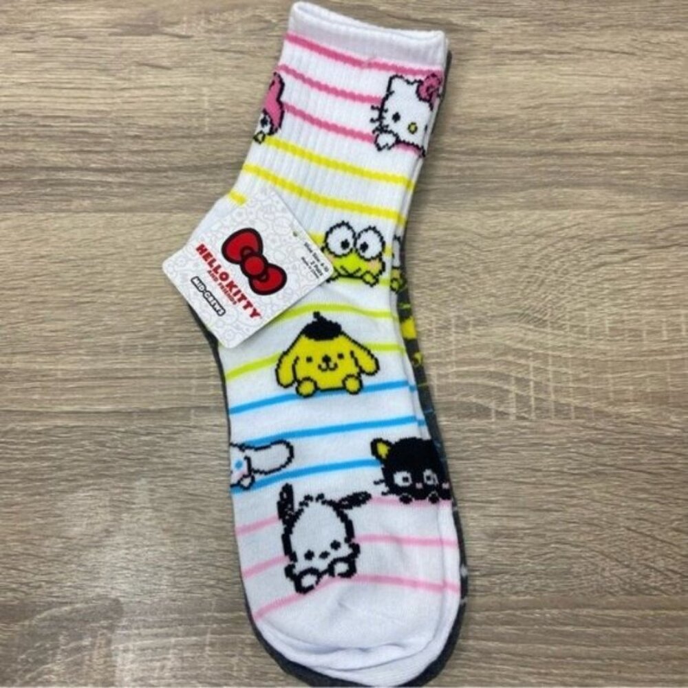Hello Kitty and Friends Mid-Crew 2 Pairs Bundle NWT